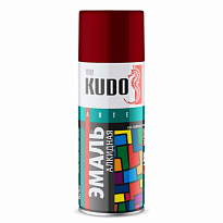 KUDO KU-10042 Краска темно-красная 520мл 1/12шт